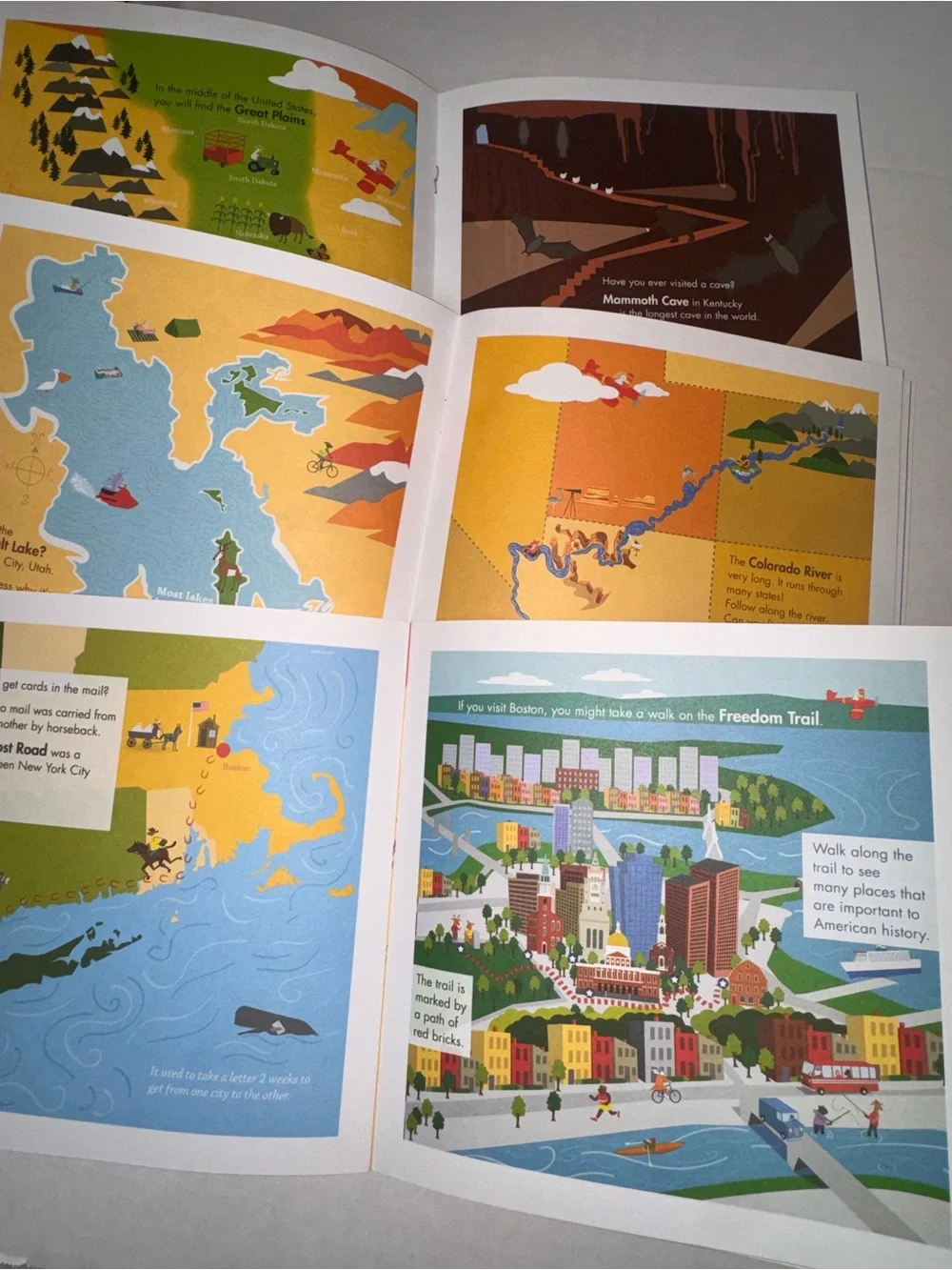 Map It! Jr. Geography, Roads and Trails, landforms- 4 books
